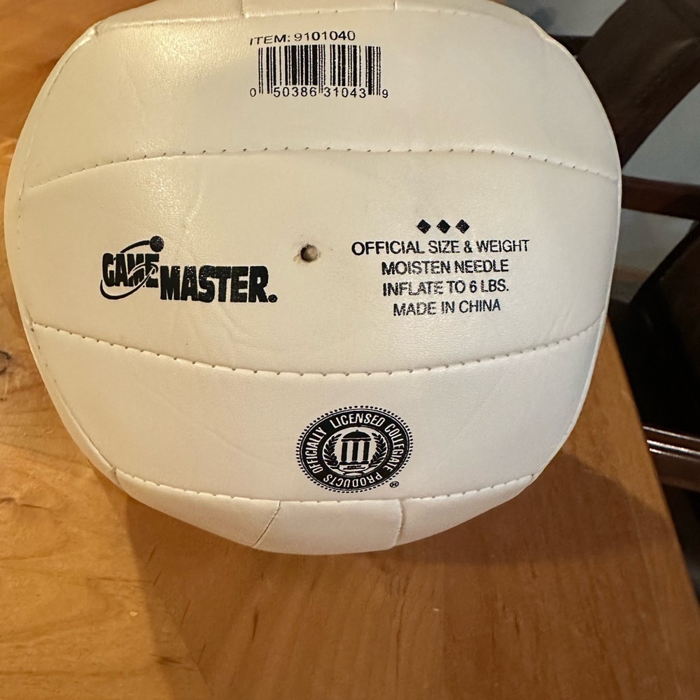 Game Master White Volleyball - Picture 2 of 2